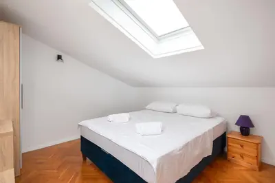 Krevet ili kreveti u jedinici u objektu Morena Penthouse Apartment
