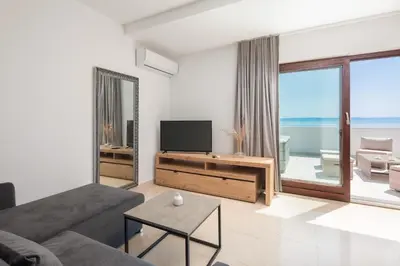 TV i/ili zabavni centar u objektu Morena Penthouse Apartment