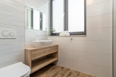 Kupaonica u objektu Villa Eden with heated pool