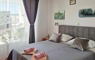 Krevet ili kreveti u jedinici u objektu Amazing Apartment In Omis