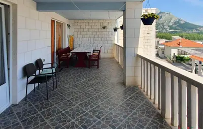 Balkon ili terasa u objektu Amazing Apartment In Omis
