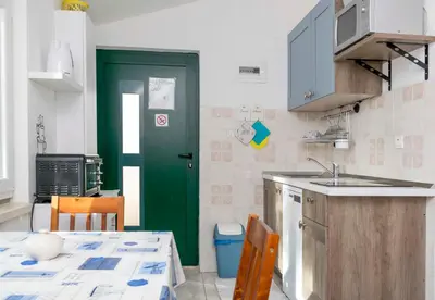 Kuhinja ili čajna kuhinja u objektu Apartments Jase