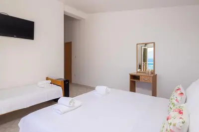 Krevet ili kreveti u jedinici u objektu Adria Blue B&B