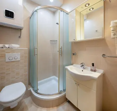 Kupaonica u objektu Sunny Apartments I