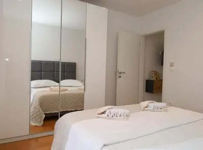 Krevet ili kreveti u jedinici u objektu Dalmata D