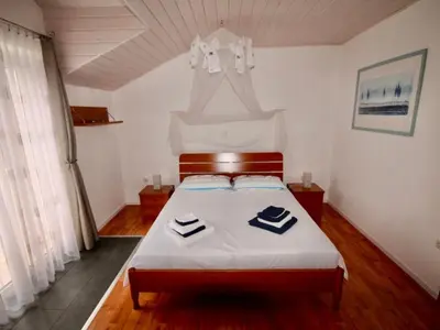 Krevet ili kreveti u jedinici u objektu Apartment Wohnung in Bol by Interhome