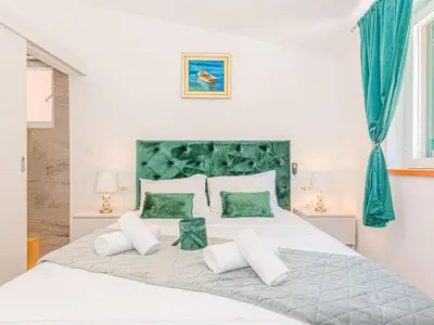 Krevet ili kreveti u jedinici u objektu Holiday Home Ferienvilla 'Villa Betelgeuse by Interhome