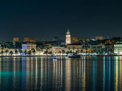 Pogled na grad 'Podstrana' ili pogled na grad iz apartmana