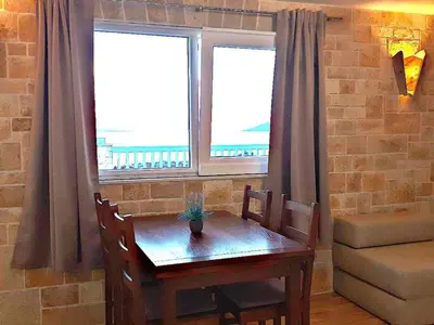 Tlocrt objekta Apartment Schöne Ferienwohnung in Baska Voda mit Terrasse by Interhome