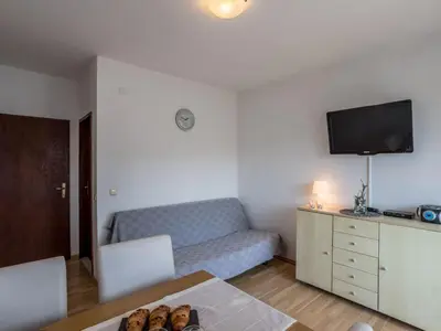 TV i/ili zabavni centar u objektu Apartment Tihana mit mediterranem Garten by Interhome