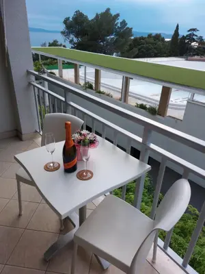 Balkon ili terasa u objektu Apartmani Makarska 27