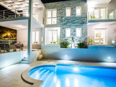 Tlocrt objekta Villa in Bol with swimming pool