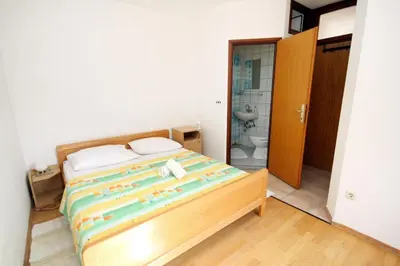 Krevet ili kreveti u jedinici u objektu Apartments with parking space Ivan Dolac, Hvar - 592