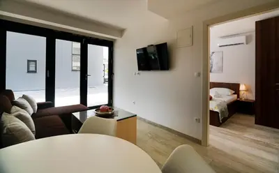 TV i/ili zabavni centar u objektu Apartments Felix