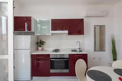 Kuhinja ili čajna kuhinja u objektu Apartments by the sea Cove Osibova, Brac - 12062