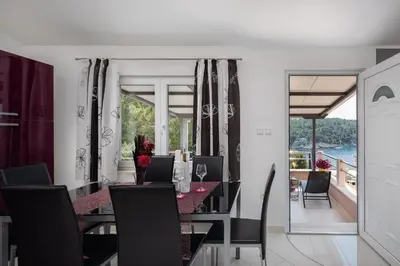 Tlocrt objekta Apartments by the sea Cove Osibova, Brac - 12062