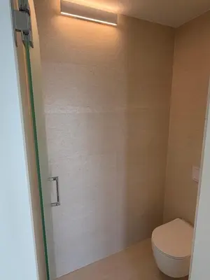 Kupaonica u objektu Villa Čapula - Modern Apartment with Sea View and Parking, Marušići