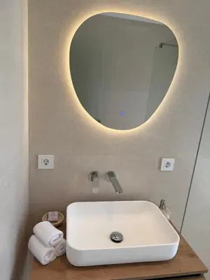 Kupaonica u objektu Villa Čapula - Modern Apartment with Sea View and Parking, Marušići