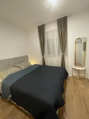 Krevet ili kreveti u jedinici u objektu Apartment Mia with seaview in Omiš