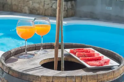 Pića u objektu Family-friendly apartments with swimming pool Kostanje, Omis - 25072