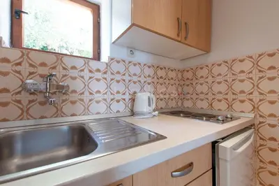 Kuhinja ili čajna kuhinja u objektu Seaside Apartments Ivo