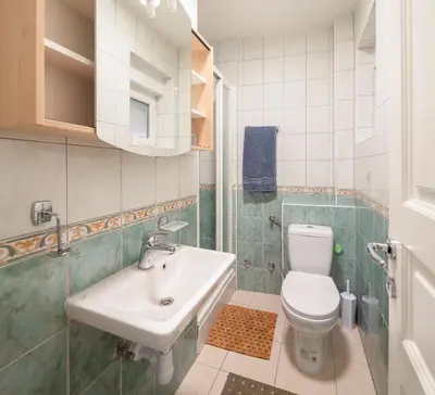 Kupaonica u objektu Villa Galatea