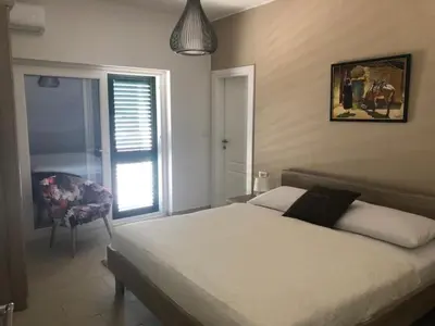 Krevet ili kreveti u jedinici u objektu Holiday Home in Pučišća mit Privatem Pool by Interhome