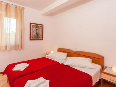 Krevet ili kreveti u jedinici u objektu Apartment Parterre-Ferienwohnung für vier Personen by Interhome