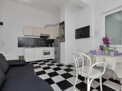 Tlocrt objekta Apartment Vele Loft Ein-Schlafzimmer-Apartment mit Meerblick by Interhome