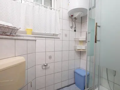 Kupaonica u objektu Holiday Home Mer Vue - Haus am Meer by Interhome