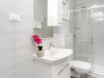 Kupaonica u objektu Holiday Home in Srinjine mit Privatem Pool by Interhome