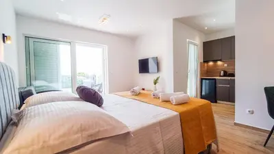 Krevet ili kreveti u jedinici u objektu Apartmani Zoran 2