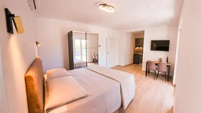 Krevet ili kreveti u jedinici u objektu Apartmani Zoran 2