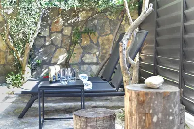 Popločani dio dvorišta ili vanjski dio objekta House Villa Danica