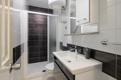 Kupaonica u objektu Paladin Ground floor Apartment