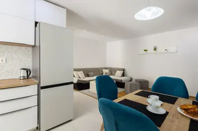 Kuhinja ili čajna kuhinja u objektu Paladin Ground floor Apartment