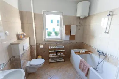 Kupaonica u objektu Apartments with swimming pool Milna, Brac - 24929