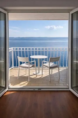 Balkon ili terasa u objektu Seaside House Marušići - Sunbeds - Free Parking