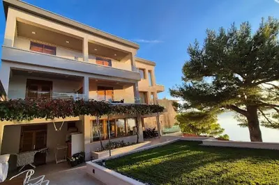 Balkon ili terasa u objektu Apartments by the sea Brela, Makarska - 25110