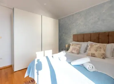 Krevet ili kreveti u jedinici u objektu Spacious Villa Radevenjić with Outdoor Pool