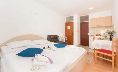 Krevet ili kreveti u jedinici u objektu Apartments Neda