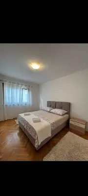 Krevet ili kreveti u jedinici u objektu Sea vew apartment Antonia, Stanici