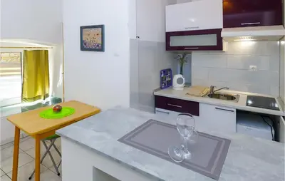 Kuhinja ili čajna kuhinja u objektu 1 Bedroom Awesome Apartment In Brela