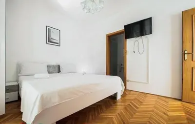 Krevet ili kreveti u jedinici u objektu 1 Bedroom Gorgeous Apartment In Podstrana