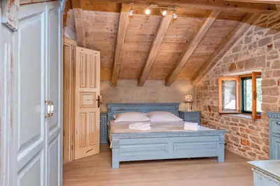 Krevet ili kreveti u jedinici u objektu Villa Miranda Hvar
