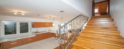 Tlocrt objekta Ferienhaus mit Terrasse, Grill und privatem Pool