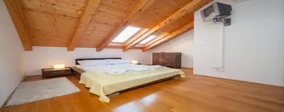 Tlocrt objekta Ferienhaus mit Terrasse, Grill und privatem Pool