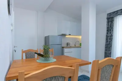 Kuhinja ili čajna kuhinja u objektu Apartmani Kata