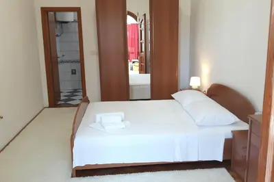 Krevet ili kreveti u jedinici u objektu Apartments by the sea Podstrana, Split - 6113