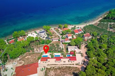 Tlocrt objekta Seaside family friendly house with a swimming pool Sutivan, Brac - 25257